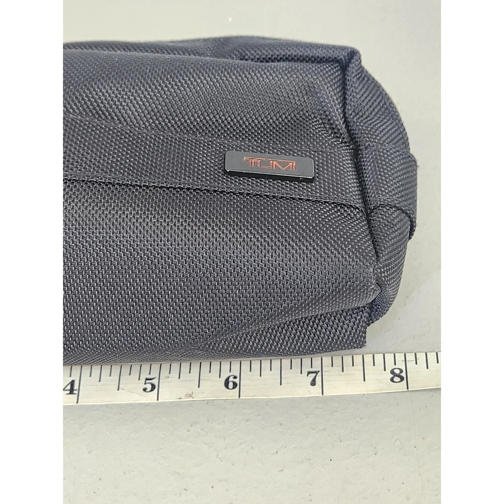 Tumi Toiletry Pouch Unisex OS Black  JAL Japan Airlines Ballistic Nylon Travel